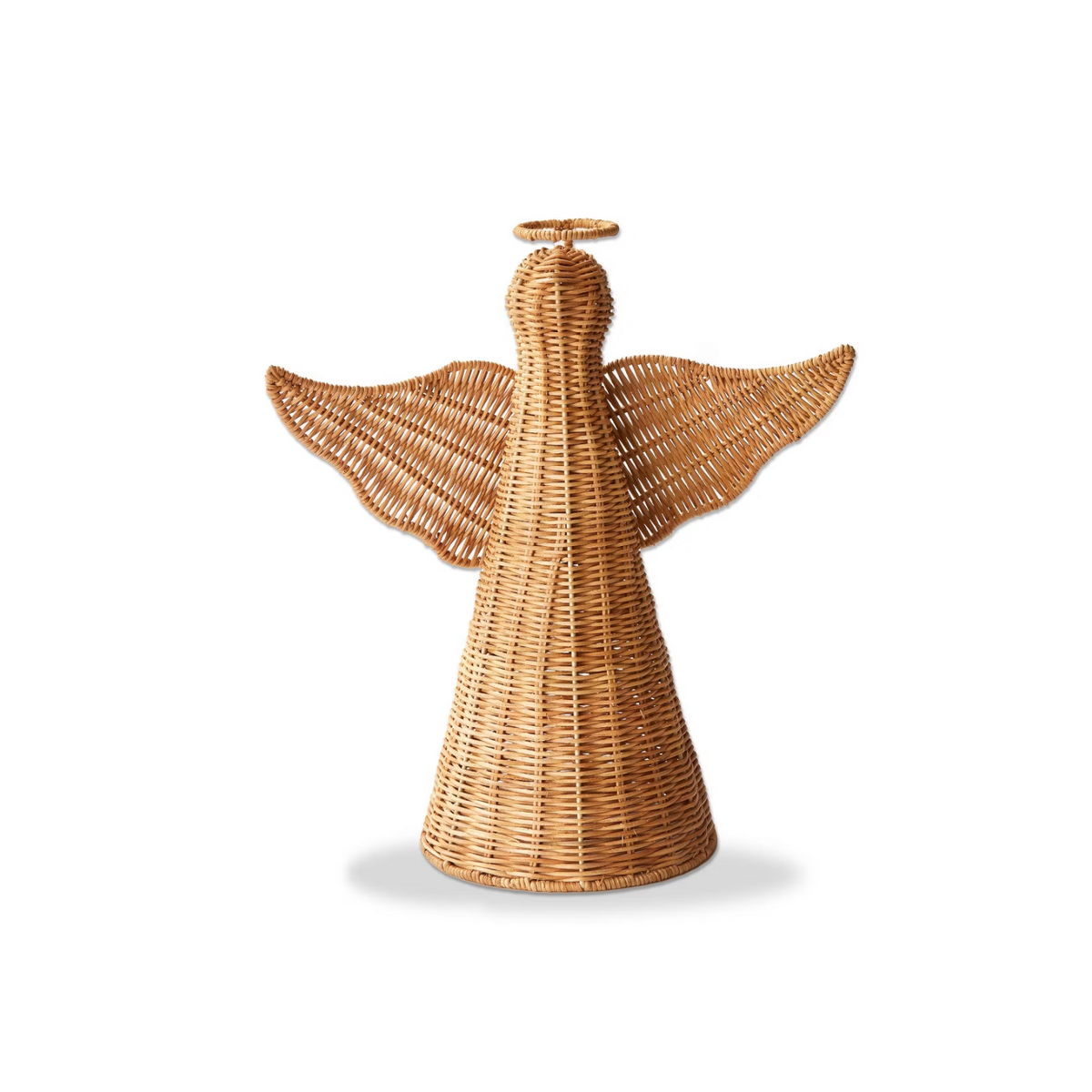 Rattan Christmas Angel Decor