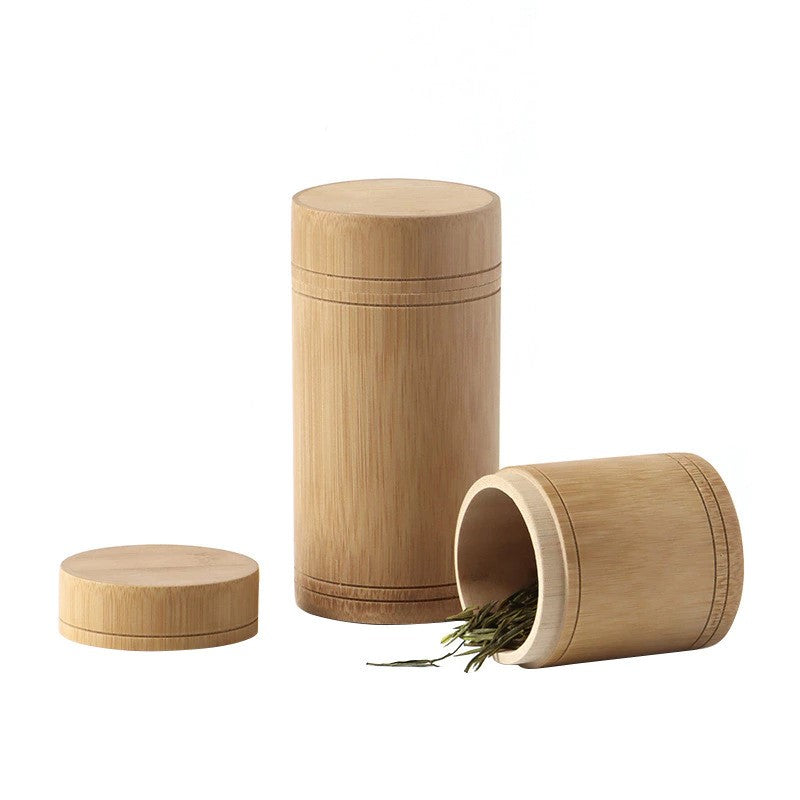 Bamboo Handmade Tea Caddy