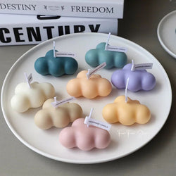 Cloud Shape Soy Wax Candle Scented