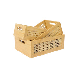 Bamboo & Rattan Storage Crates