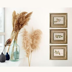 Rattan Wood Photo Frame
