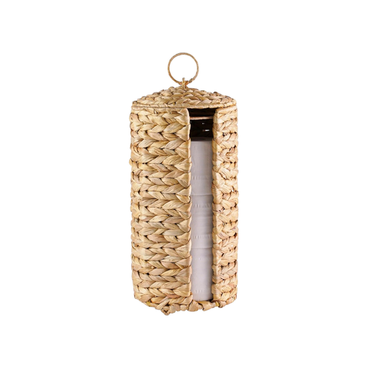 Water Hyacinth Toilet Paper Basket