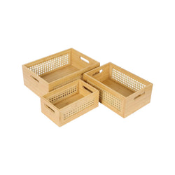 Bamboo & Rattan Storage Crates