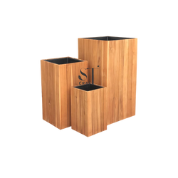Wooden Planter Pots – Set of 3