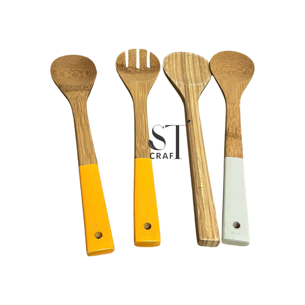 Bamboo Set Cooking Utensils – Eco-Friendly Kitchenware