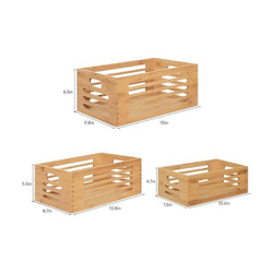 Bamboo Storage Crates