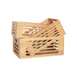 Bamboo Storage Crates