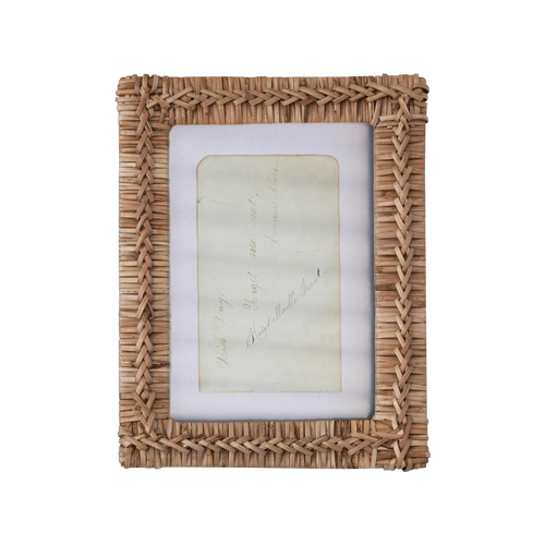 Rattan Wicker Photo Frame