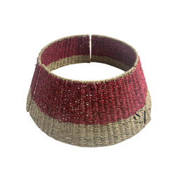Seagrass Christmas Tree Collar Warm Colored