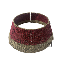 Seagrass Christmas Tree Collar Warm Colored