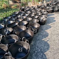 Oval Recycled Rubber Basket
