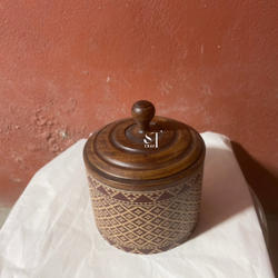 Wooden Spice Jars for Ramanda