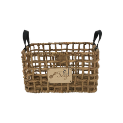 Water Hyacinth Seagrass Pet Toy Basket