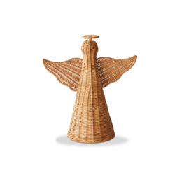 Rattan Christmas Angel Decor