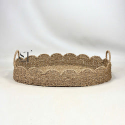 Seagrass Baby Changing Basket