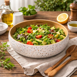 Spun Bamboo Salad Bowl from Viet Nam
