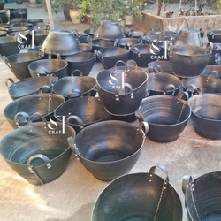 Oval Recycled Rubber Basket