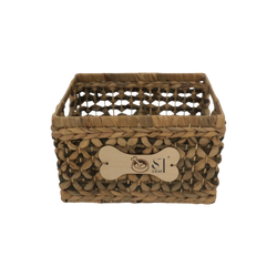 Water Hyacinth Seagrass Pet Toy Basket