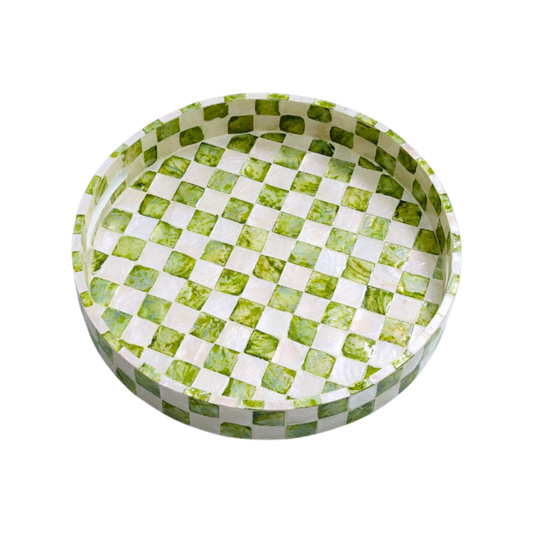 Capiz Serving Trays with Handles