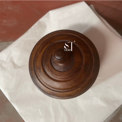 Set of 3 Wooden Spice Jars for Ramanda