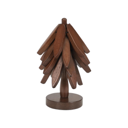 Christmas Tree Wooden Coasters