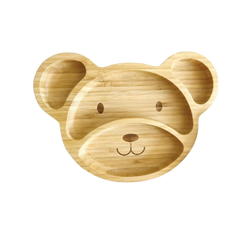 Bamboo Animal Feeding Tray for Kids