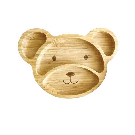 Bamboo Animal Feeding Tray for Kids