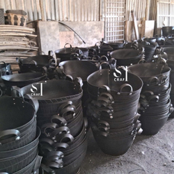 Oval Recycled Rubber Basket