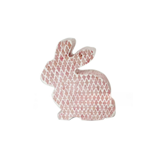 Mother Of Pearl Easter Bunny From Viet Nam
