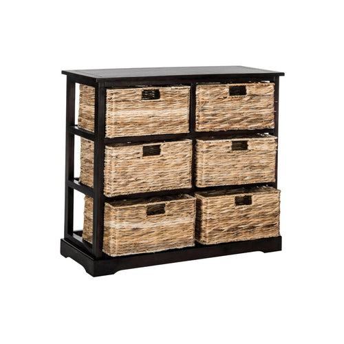 Wooden Cabinet with 6 drawers