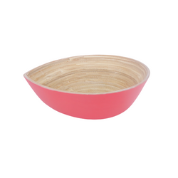 Spun Bamboo Bowl Tear Shape From Viet Nam