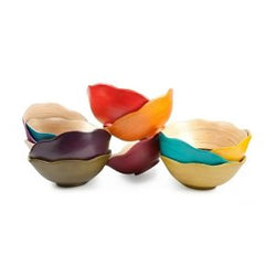 Scalloped Bamboo Salad Bowl