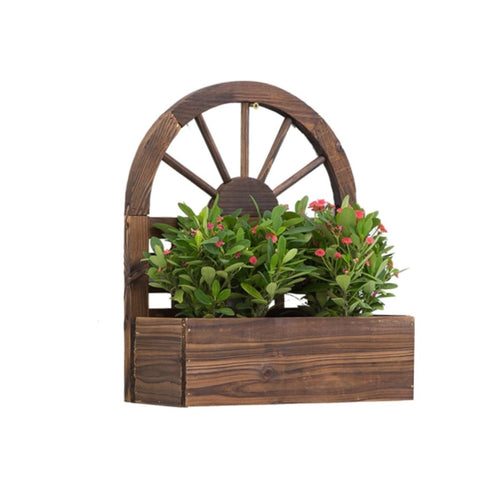 Wooden Flower Stand Planter made in Vietnam