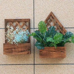 Wooden Flower Box Planter