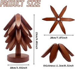 Christmas Tree Wooden Coasters