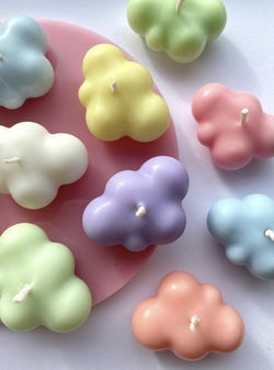 Cloud Shape Soy Wax Candle Scented