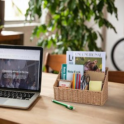 Seagrass Desk Organizer