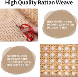 Rattan Webbing Roll Open Weaving