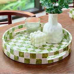 Capiz Serving Trays with Handles