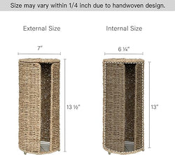 Seagrass Toilet Paper Basket
