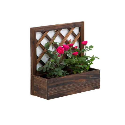 Wooden Flower Box Planter