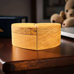 Heart Wooden Candle Pair for Valentine’s Gift