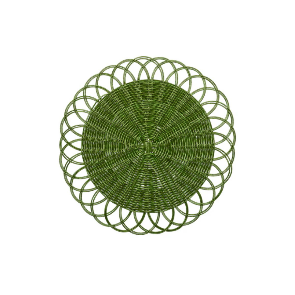 Flower-Shaped Rattan Placemat From Viet Nam