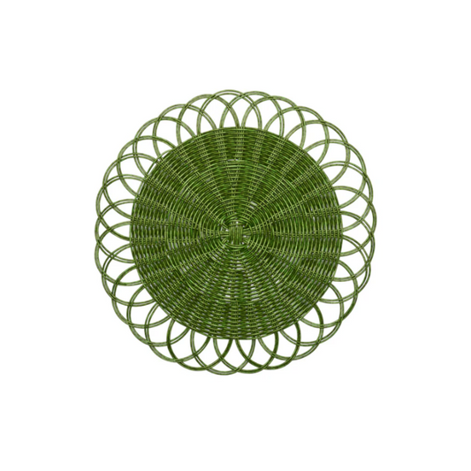 Flower-Shaped Rattan Placemat From Viet Nam