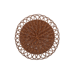 Flower-Shaped Rattan Placemat From Viet Nam