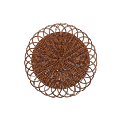 Flower-Shaped Rattan Placemat From Viet Nam