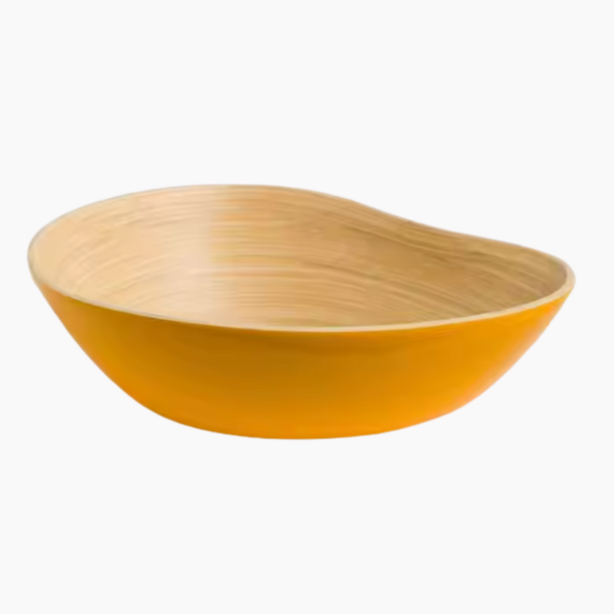 Spun Bamboo Bowl Mango Shape From Viet Nam