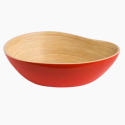 Spun Bamboo Bowl Mango Shape From Viet Nam