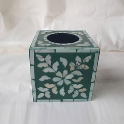Mother of Pearl Tissue Box made in Vietnam