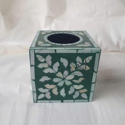 Mother of Pearl Tissue Box made in Vietnam